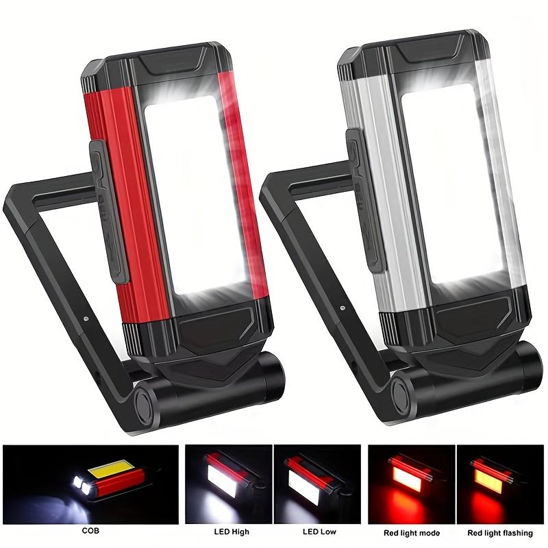 Многофункциональный зарядный рабочий свет с магнитной базой, 5 режимов освещения, ультраяркий и портативный, для улицы, кемпинга, мастерской, аварийного освещения