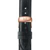 Tissot Мужские модные часы T006.407.36.053.00 с черным циферблатом и кожаным ремешком