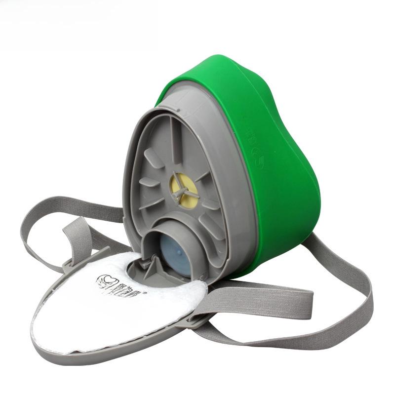 Промышленная пылезащитная маска Baoweikang N3800 с фильтром N3803 для защиты от цементной и шлифовальной пыли