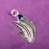 Подвеска London Blue Topaz, ювелирные изделия из стерлингового серебра 925 пробы с драгоценными камнями, подвеска ручной работы, на День благодарения