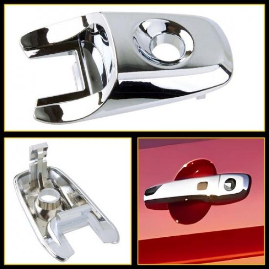 For Ford Explorer Front Lock Cylinder Cap Driver Chrome Exterior Door Handle EXV