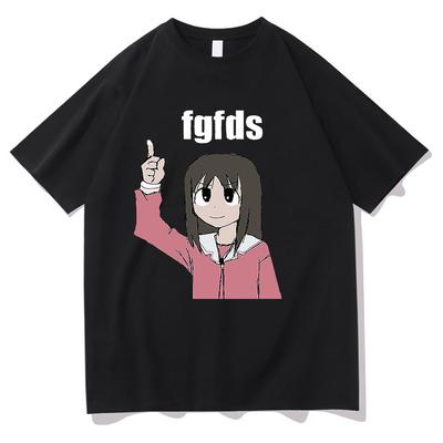 Рубашка Azumanga Daioh Ayumu Kasuga, хлопковая летняя футболка унисекс с короткими рукавами, футболка Kawaii Penguin с графическим принтом, мужская/женская футболка