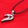 2 шт. стильный кулон «его и ее сердце» английские буквы ожерелья для пар «любовь»