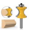 1PC Bullnose with Bead Column Router Bit Line Knife Woodworking Cutter Tenon Cutter for Woodworking Tool 1/2inch 12mm 6mm 8mm 1/4inch Shank