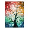 Colorful Abstract Flower Tree Landscape Poster and Prints, Canvas Painting, Wall Art for Living Room, Home Decor