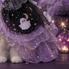 Регулируемая одежда для кошек, костюм Хэллоуина - ведьма, милый плащ-призрак, забавная одежда для питомца на фестиваль, Кошачий косплей-плащ для праздничных вечеринок