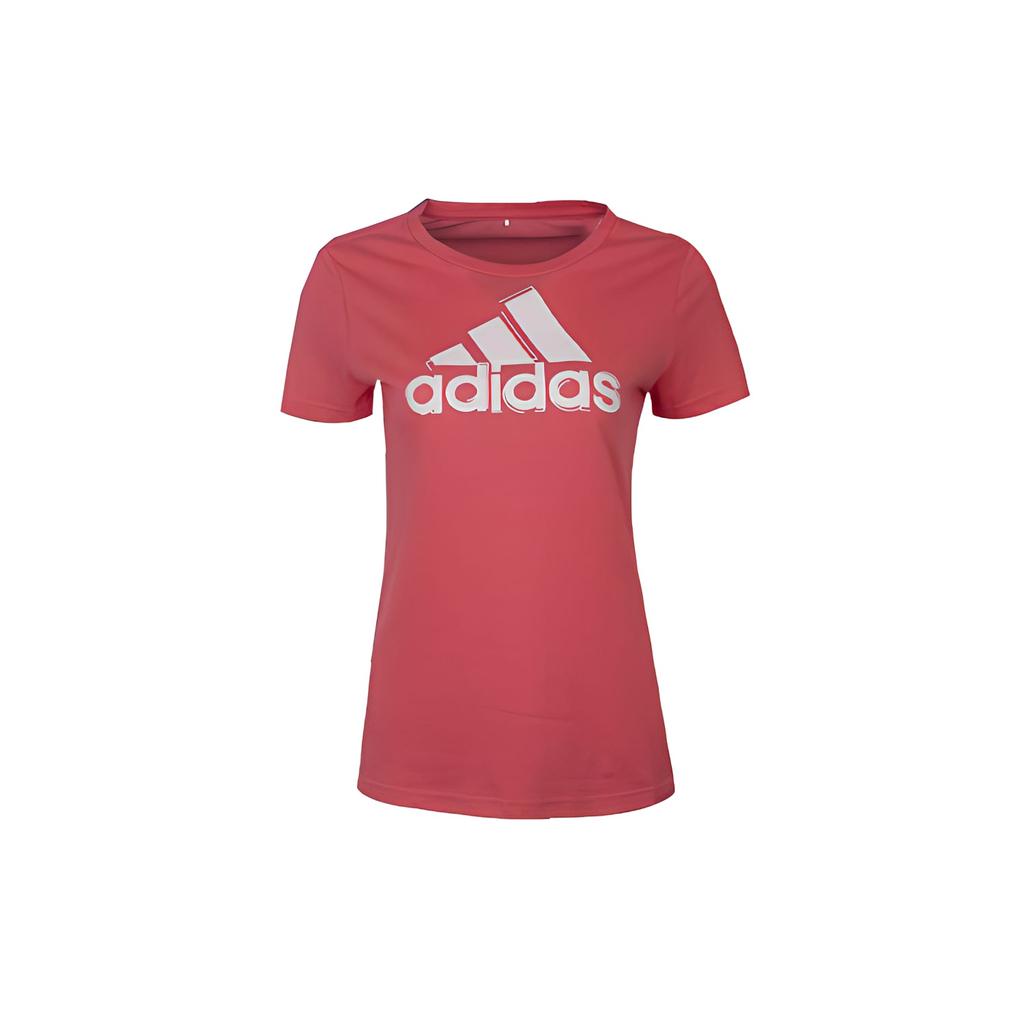adidas Женские футболки Розовые С круглым вырезом Умеренный прямой крой AI6167