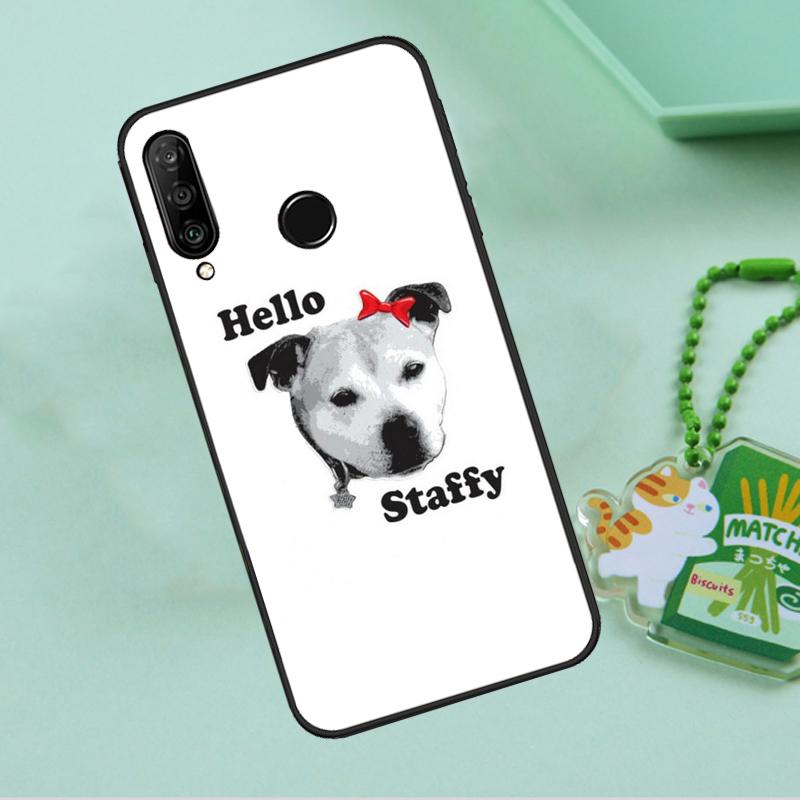Стаффордширский бультерьер Для Huawei Nova 10 9 SE 5T 12s 12i 11i Y91 Y90 Y60 Y70 Y72 Y61 P20 P40 P30 Lite P60 Pro Чехол
