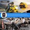 HD WiFi GPS Motorcycle Dashcam, Dual-Channel Front and Rear Cameras, Black Box Video Recorder for Motorbike Riding