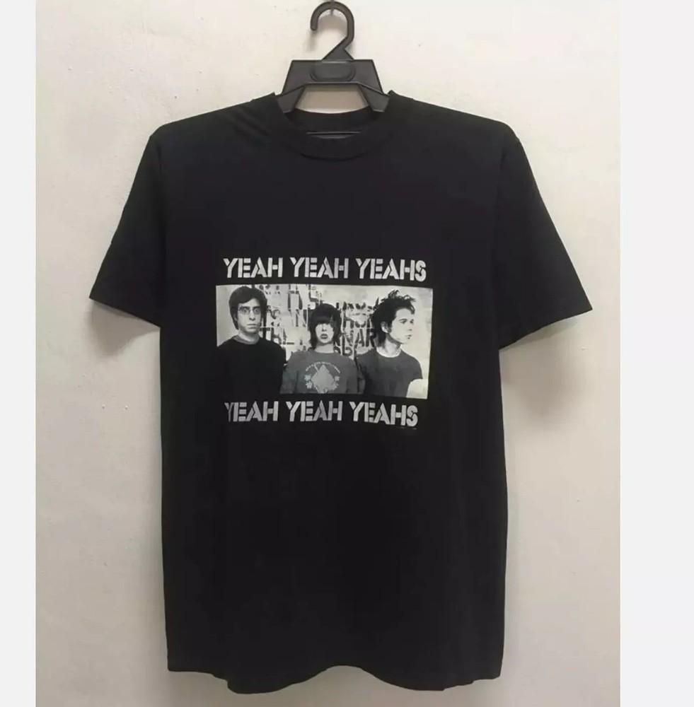 Коллекция футболок с коротким рукавом с логотипом группы Yeah Yeah Yeahs BT1683 Унисекс футболка