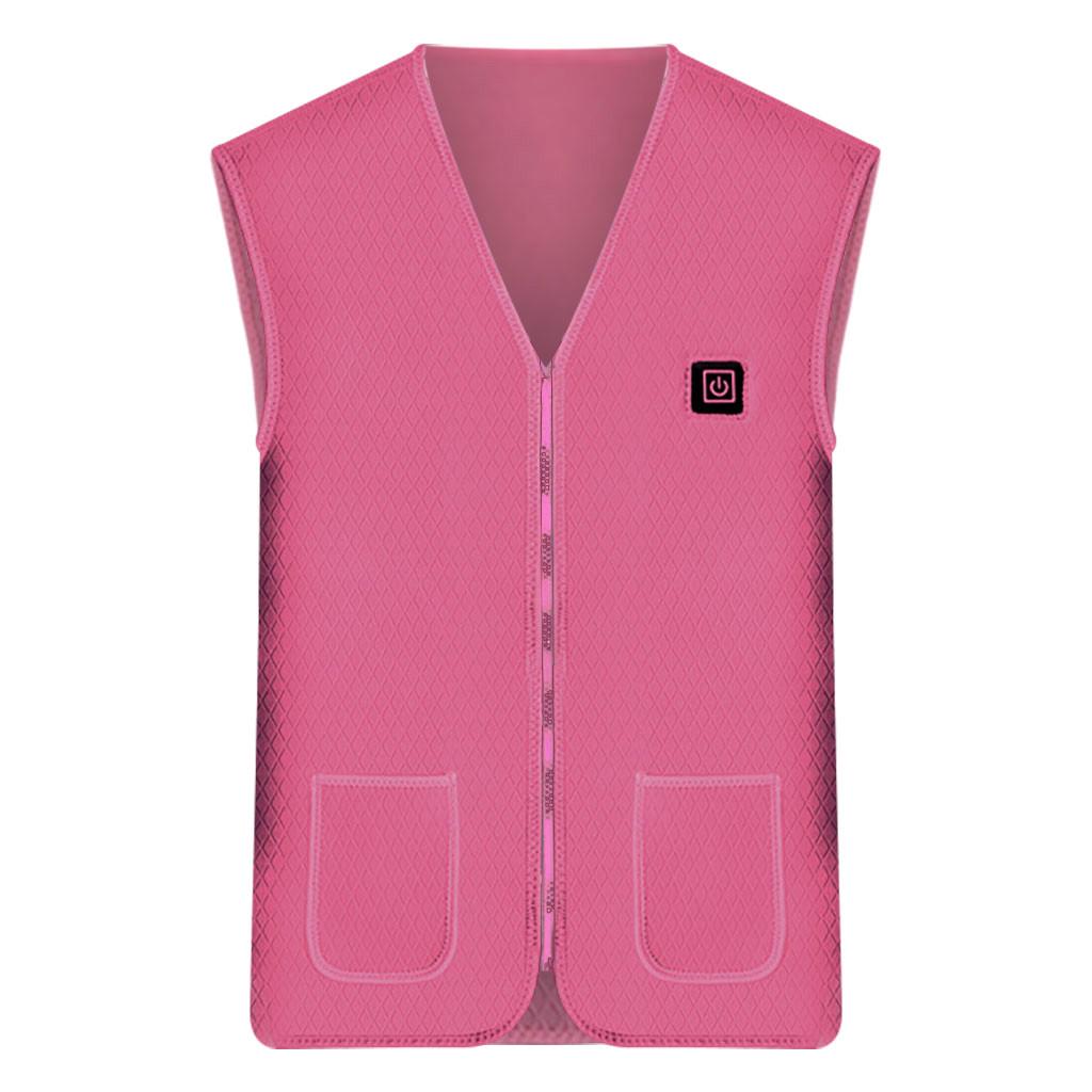 Мужской и женский жилет без рукавов с карманом и шерстяным капюшоном, зимний свободный жилет