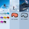 Maxjuli Ski Goggles Lens Only Winter Snow Sports with Anti-fog for Men Women Youth Skiing Skating mask ONLY LENS FOR M6