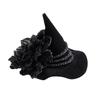 Skull Spider Witch Hat Hair Clip Gothic Style Witch Hairpins Halloween Hair Clip  Costume Party