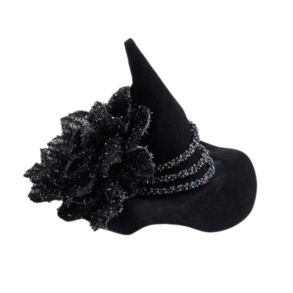 Skull Spider Witch Hat Hair Clip Gothic Style Witch Hairpins Halloween Hair Clip Costume Party