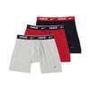 Трусы-боксеры облегающие с принтом алфавита и эластичной талией, комплект из 3 пар мужского нижнего белья KE1107-012