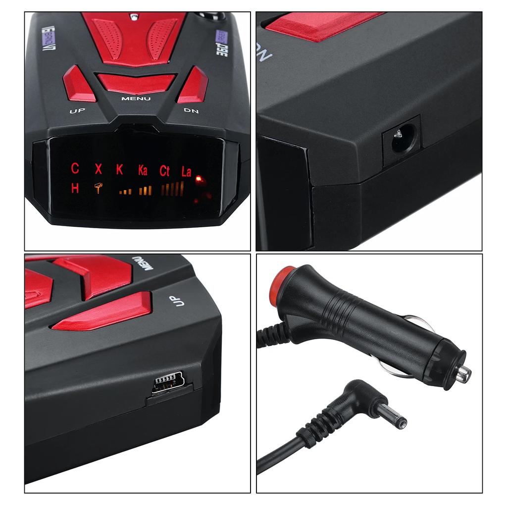 Автомобильный радар-детектор V7 Cobra 16-полосная GPS-камера с лазерным голосовым оповещением и контролем скорости