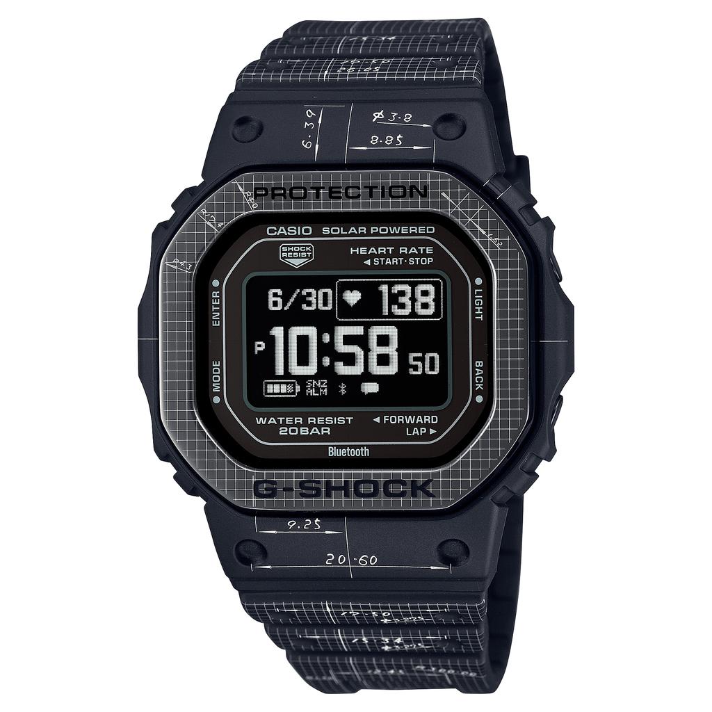 Casio Мужские часы G-SHOCK из нержавеющей стали, водонепроницаемость 200 м, цифровые, ударопрочные, кварцевые, DW-H5600EX-1