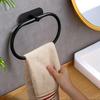 Rustproof Towel Ring Hook Wall Mounted Self-adhesive Towel Holder  Bathroom Hardware Accessories