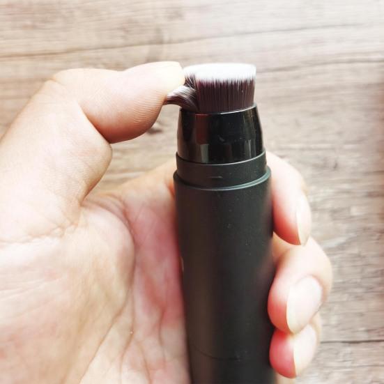 Карандаш для заполнения бороды для мужчин, естественный вид, долговечный, водостойкий, устойчивый к поту, усики, брови, портативная 2-в-1 двухсторонняя кисть для заполнения бороды