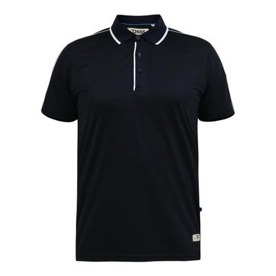 Мужская рубашка-поло D555 Sussex Tipped Jersey с контрастной окантовкой размера Kingsize