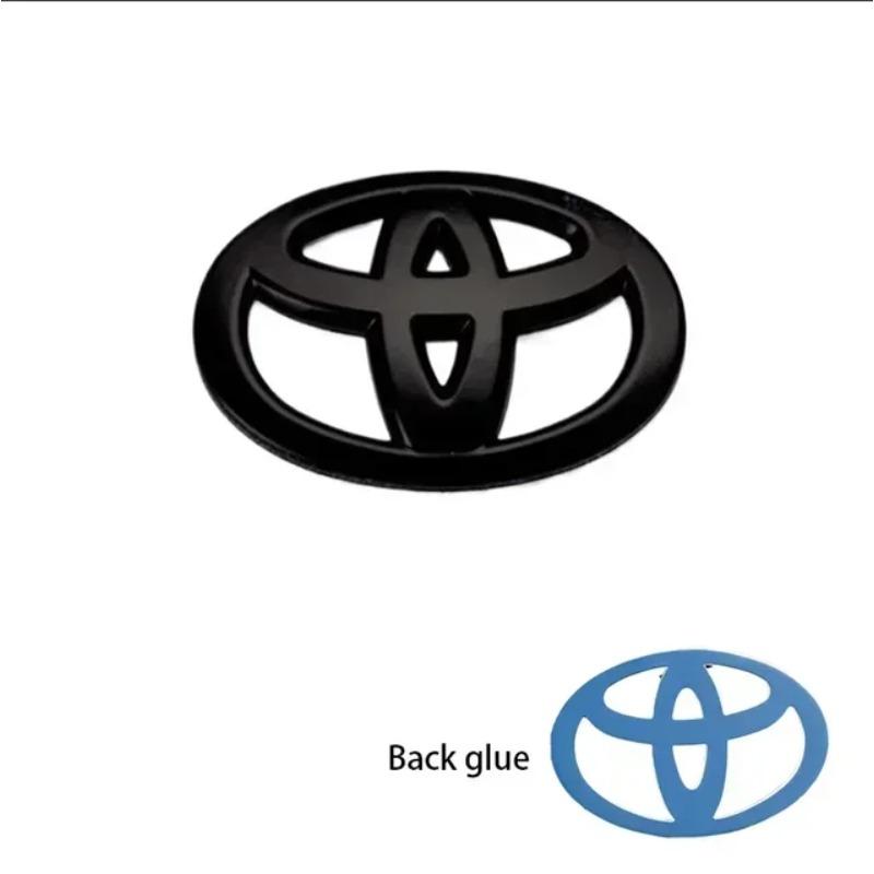 3D ABS Car Front Grille Trunk Logo Sticker For Toyota RAV4 Camry Corolla Levin Yaris Reiz Vios Highlander CHR Avalon Accessory
