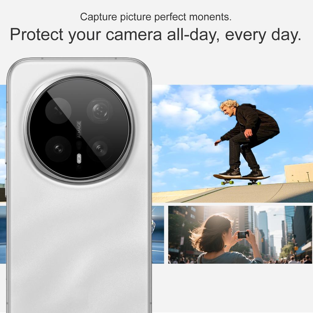 Для Honor Magic 8 Pro 5G Стекло IMAK Стекло высокой четкости Пленка для линз Черная версия