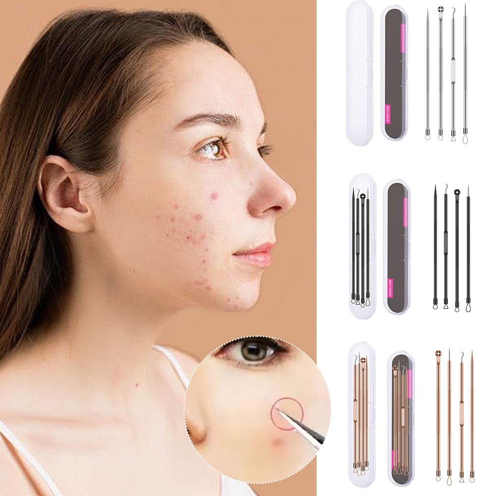 1pc Carbon Steel Antibacterial Blackhead Remover Tool Acne Salon Face Remove Pimples Spots Beau L7C8