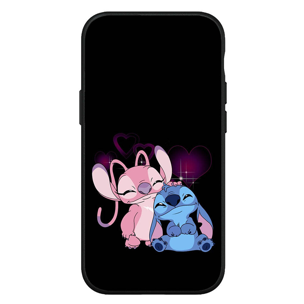 Чехол для iPhone 16 15 Xiaomi Redmi Note 14 13 12 11 Pro Max X 16e Samsung Galaxy S25 S24 S23 Moto OPPO Huawei Лило Стич Аниме Розовый Чехол для телефона