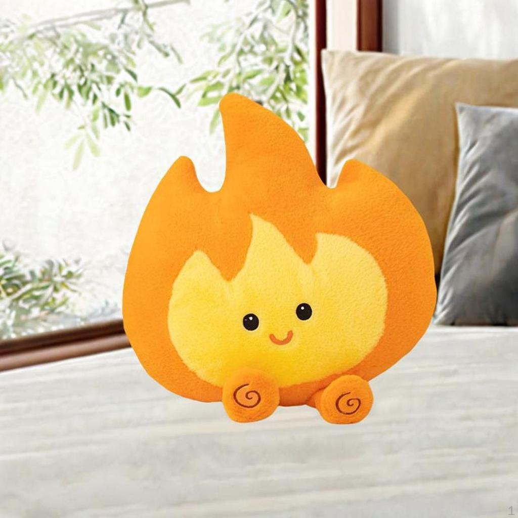 Мягкая игрушка Flame, забавная, подушка для чтения, украшение для комнаты для кемпинга на открытом воздухе, мягкая, мягкая кукла для