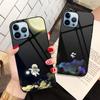 Милый чехол с изображением космонавта из закаленного стекла для Iphone 14 13 11 12 Pro Max Mini Xs Xr X 7 8 6s Plus Se 2022, защитный чехол, чехол