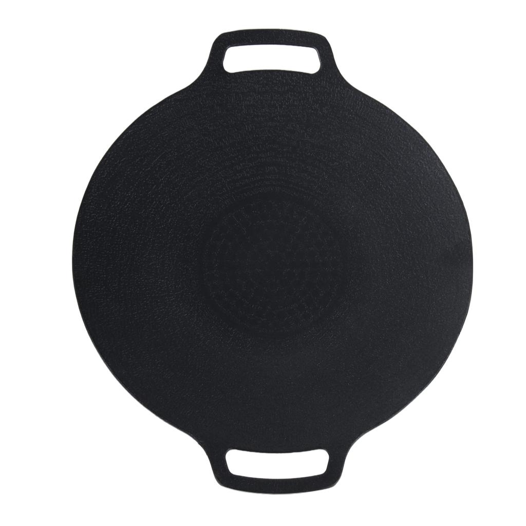 30cm Korean Grill Pan Non Stick Round Medical Stone Outdoor Griddle Pan for Portable Gas Stove