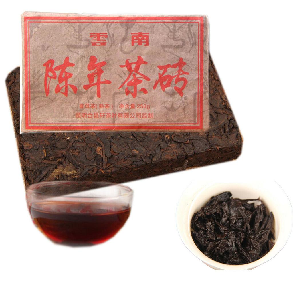 2020 Anning Haiwan Lao Tong Zhi 7588 Yunnan Pu-erh Tea Ripe Shu Puer Brick 250g