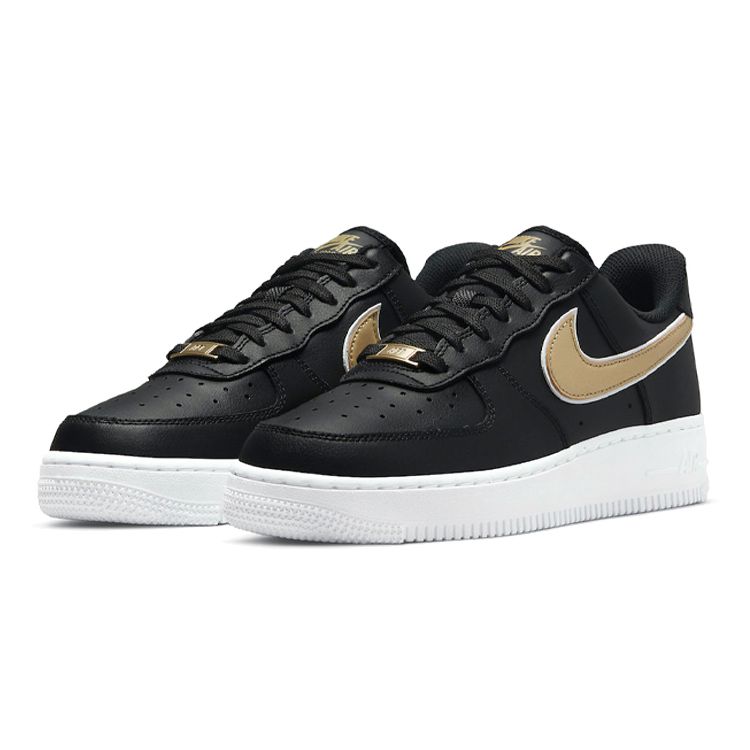 Nike Кроссовки женские Nike Air Force 1 07 Essential Черный Металлик Золотой Белый DD1523-001