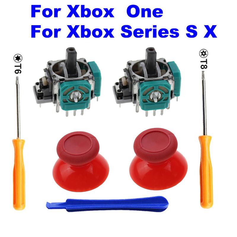2 PCS 3D Analog Joystick Stick Sensor Module Potentiometers & ThumbStick for Microsoft XBox One S X Series Controller
