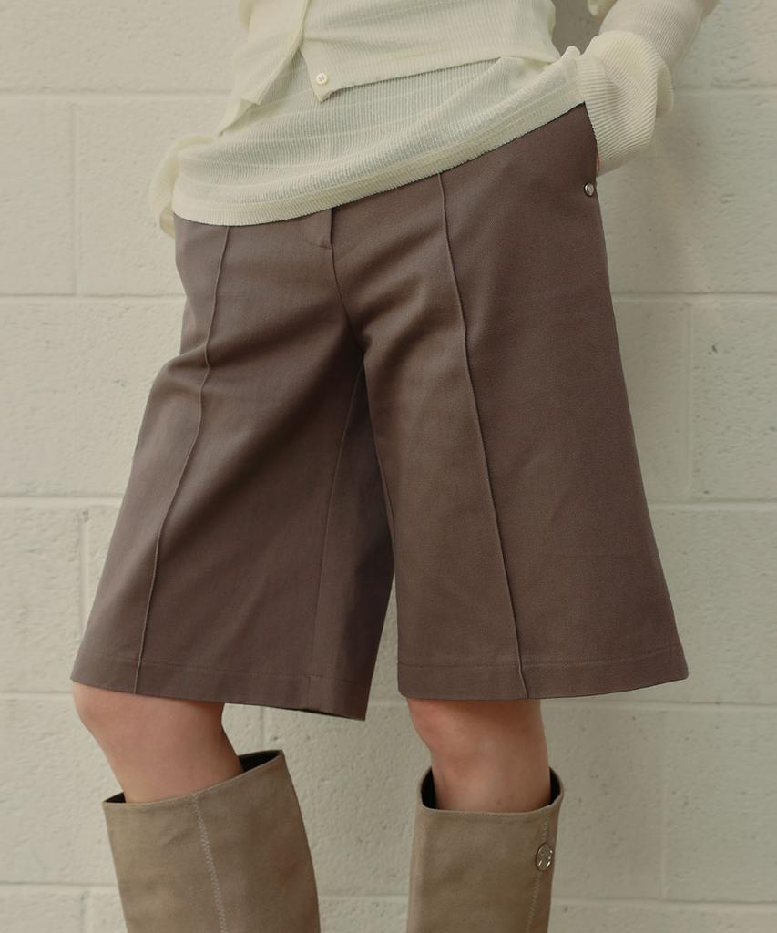OURO Washing Bermuda Pants [Lavender]