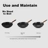 Non-Stick Frying Pan, No Chemical Coating, Pancakes And Steak, Suitable for Induction Cooker, Small Iron Wok, Extremely Iron Frying Pan, 26cm