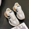 Spring and Summer Small Waist Women's Casual Dad Sneakers, Breathable Little White Shoes At the Back Sole