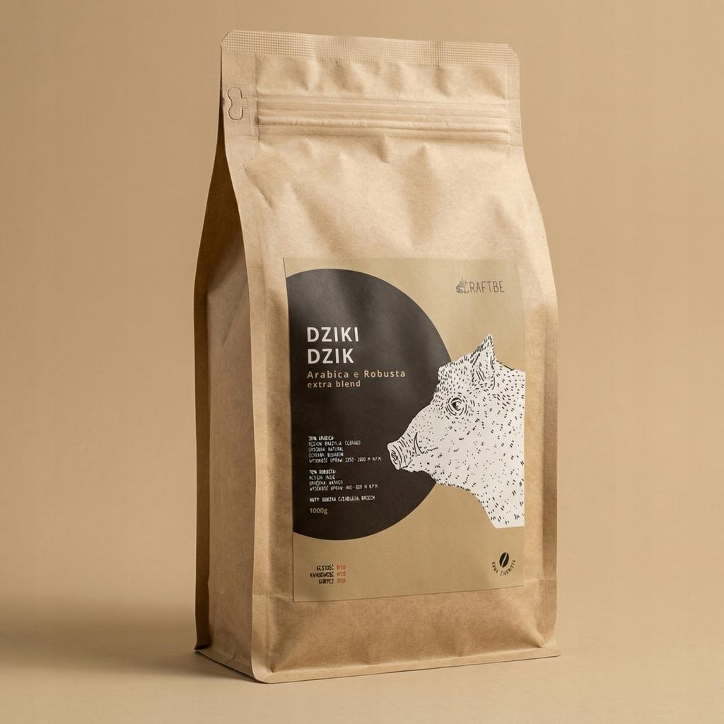 Craftbe kawa ziarnista dziki dzik 1kg