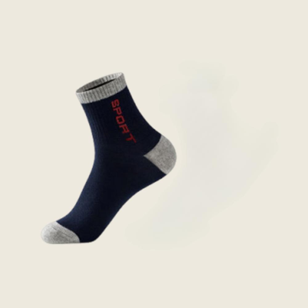 5/10/20 Pairs Men's Breathable Sports Socks - Moisture-Wicking, Reinforced Heel & Toe, All-Season Athletic Socks