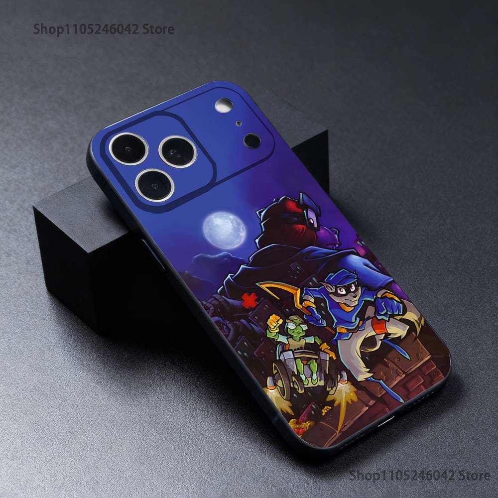 Game Sly C-Cooper Phone Case For iPhone 17,16,15,14,13,12,11,Pro,XS,Max,XR,Plus,E,SE4,Mini Black Soft Cover