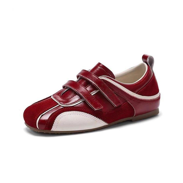 2025 осень новые универсальные кроссовки на тонкой подошве в немецком стиле на липучках, легкие, удобные, с мягкой подошвой, спортивная и повседневная обувь