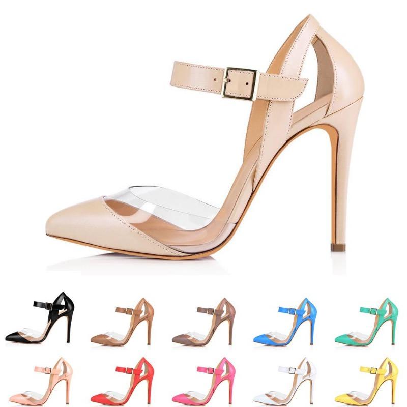 Модные женские туфли на шпильках на высоком каблуке с ремешком на щиколотке, сексуальные босоножки, летняя обувь для вечеринок, свадебная женская обувь