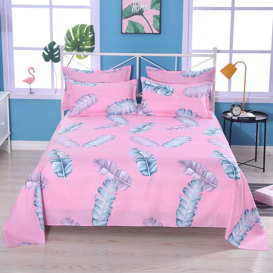 Bed Sheet Single Piece Nordic Style Simple Double 2mx2.3m Bedroom Dormitory Single 1.6mx2.3m Sheet