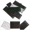 Letters Keyboard Stickers Frosted Pvc Language Keyboard Sticker For Notebook Computer Desktop Keyboard Keypad Laptop