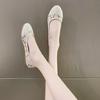 Breathable Hollow Shoes Women's Summer 2025 New White Shoes Soft Bottom Breathable Hollow Shoes Flat Shoes Sweet