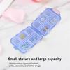 Weekly Travel Small Box Portable Pocket Tablet Organizer Plastic Container Boxs 10-compartment Storage Case