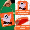 Felt Material Halloween Trick-or-Treat Bag Non-woven Tote Handheld Size Halloween Gift Bag Stereo Design Classic Elements