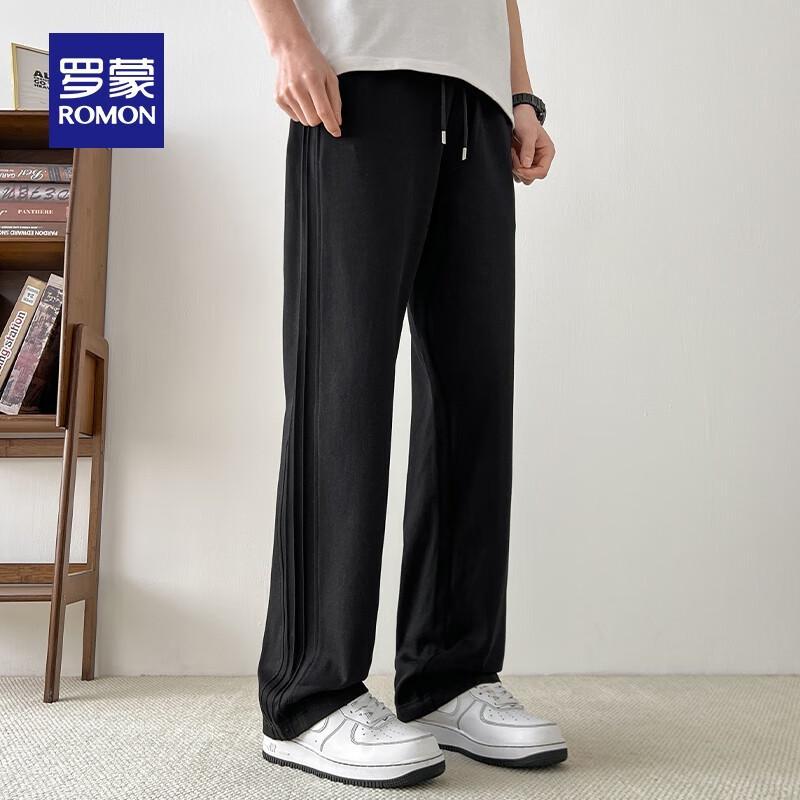 Romon Men's 3A Antibacterial Sun Protection Straight Leg Casual Pants