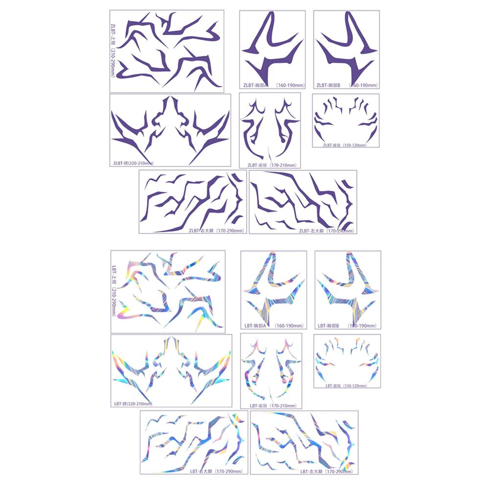 Новые наклейки-татуировки охотника на демонов, татуировки для вечеринки, наклейка-татуировка демона, наклейки Руми, подарки для вечеринки, принадлежности для костюма для вечеринки