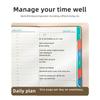Thick Paper A5 Daily Planner Notebook Task Priority Year Planner Notepad  Note Taking